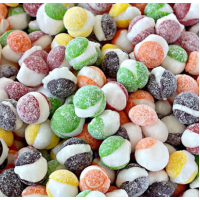 Freeze dried sour skittles